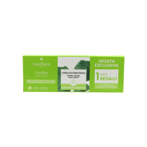 Rene Furterer Vitalfan Reaccional 3 Envases 30 C